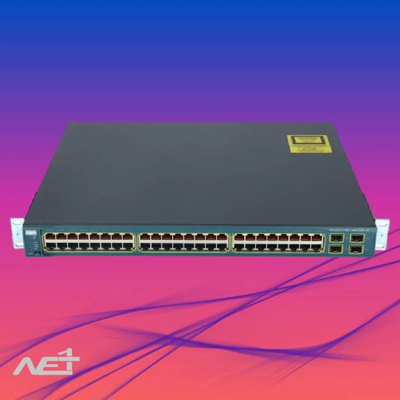 3452-25008 سوئیچ سیسکو 48 پورت مدل Cisco WS-C3560-48PS-S - تصویر 1