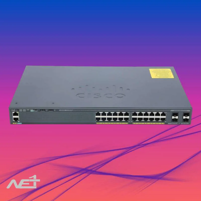 3490-24986 سوئیچ سیسکو 24 پورت مدل Cisco WS-C2960X-24PS-L - تصویر 1