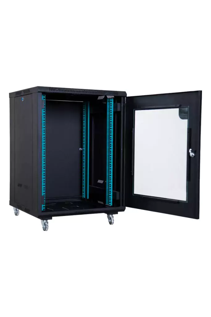رک ایستاده 16 یونیت عمق 60 مشکی آماد سیستم