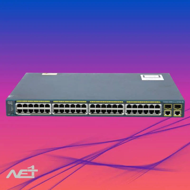 10630-25166 سوئیچ سیسکو 48 پورت مدل Cisco 2960 plus 48pstl - تصویر 1