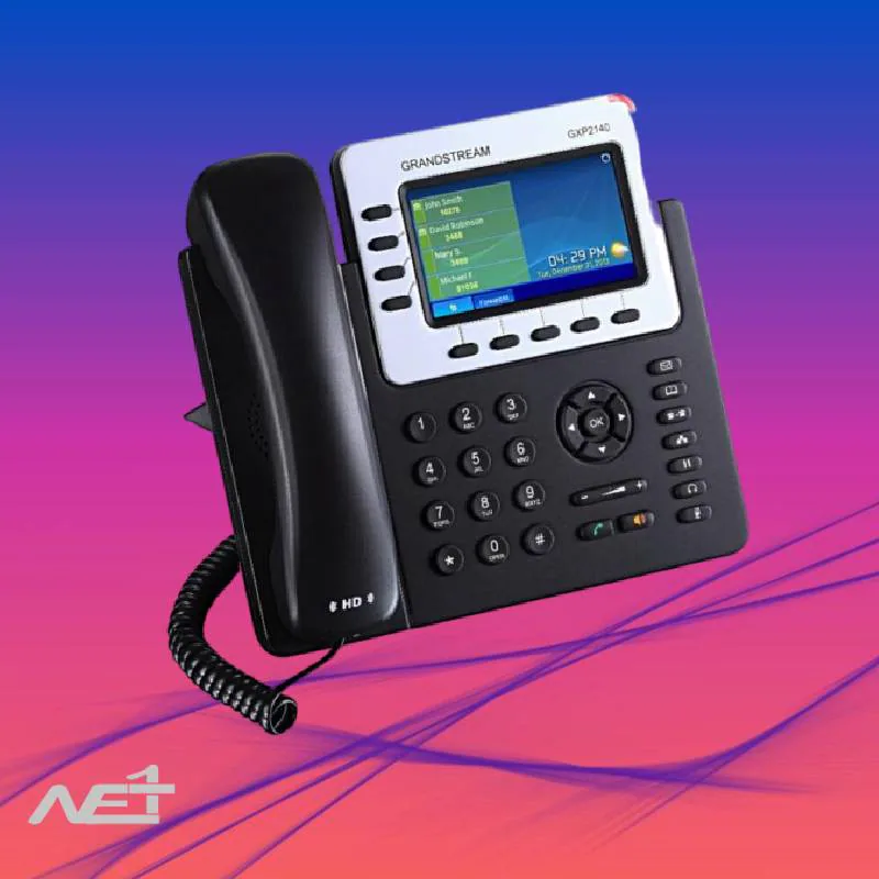 17819-28897 تلفن ویپ گرند استریم مدل GrandStream GXP2140 - تصویر 1
