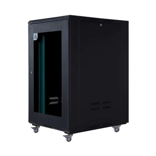 رک مشکی ایستاده 21 یونیت عمق 80 آماد سیستم 