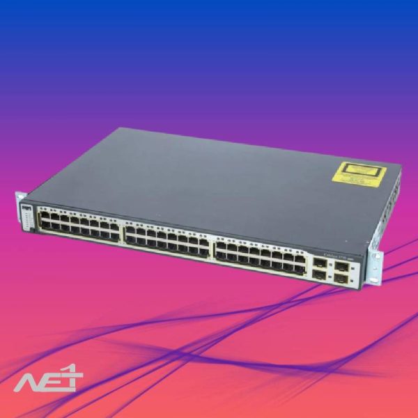 سوئیچ سیسکو مدیریتی 48 پورت WS-C3750-48PS-S