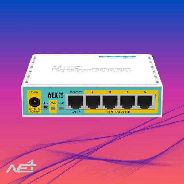 روتر میکروتیک hEX PoE lite