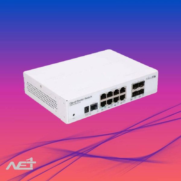 روتر سوئیچ میکروتیک مدل CRS112-8G-4S-IN