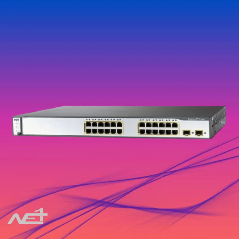 14282-25777 سوئیچ سیسکو مدل Cisco Ws_c3750_24ps_s - تصویر 1