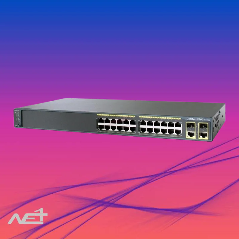 37733-37729 سوئیچ سیسکو مدل Cisco Catalyst 2960-24TC-L - تصویر 1