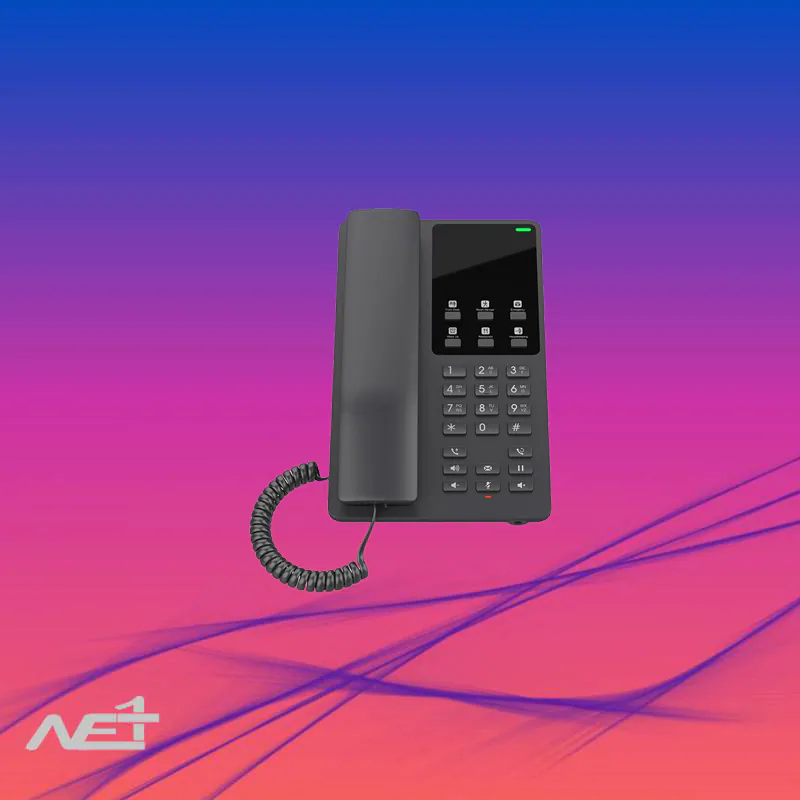 40581-40583 تلفن ویپ گرنداستریم تحت شبکه هتلی مدل Grandstream GHP621 - تصویر 1