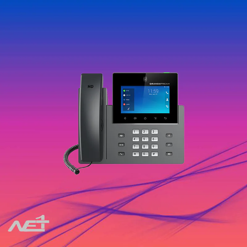 40599-40600 تلفن ویپ گرنداستریم تصویری و دوربین دار تحت شبکه مدل Grandstream GXV3450 - تصویر 1