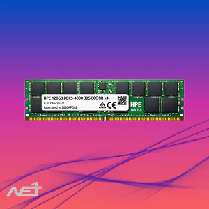 56540-57802 رم سرور اچ پی ای مدل HPE 128GB Quad Rank x4 DDR5-4800 3DS EC8 P43334-B21 - تصویر 1